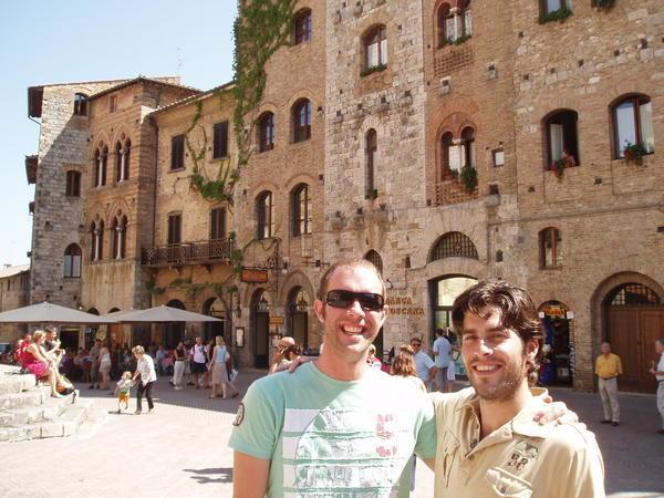 Gav & Jonny In San Gimignano