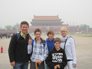 Us at Tianenman Square