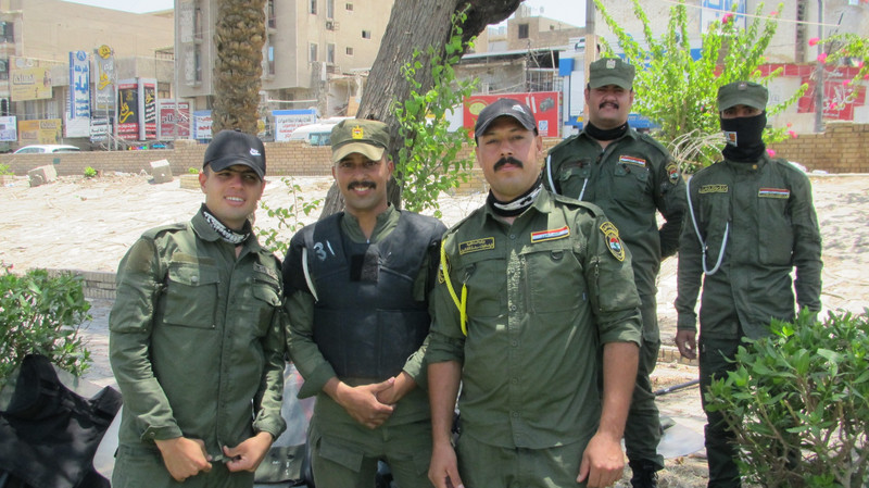 Smiling soldiers - Baghdad