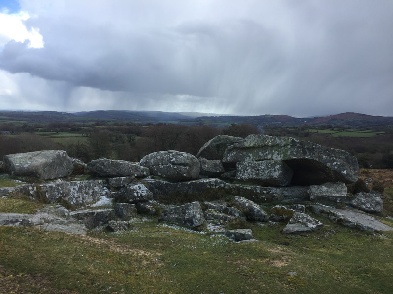 The Neoliticum Gravestone nearby Trowleigh 