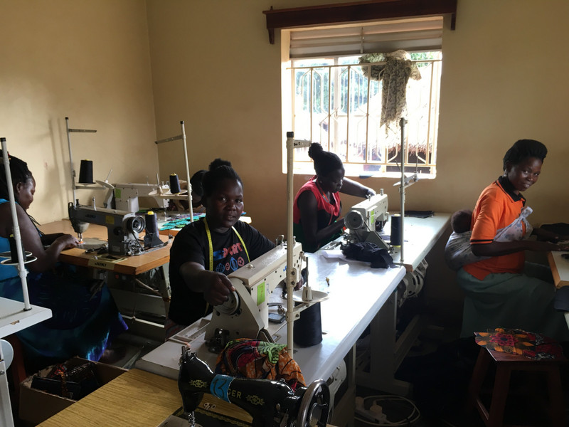 Amani women sewing 