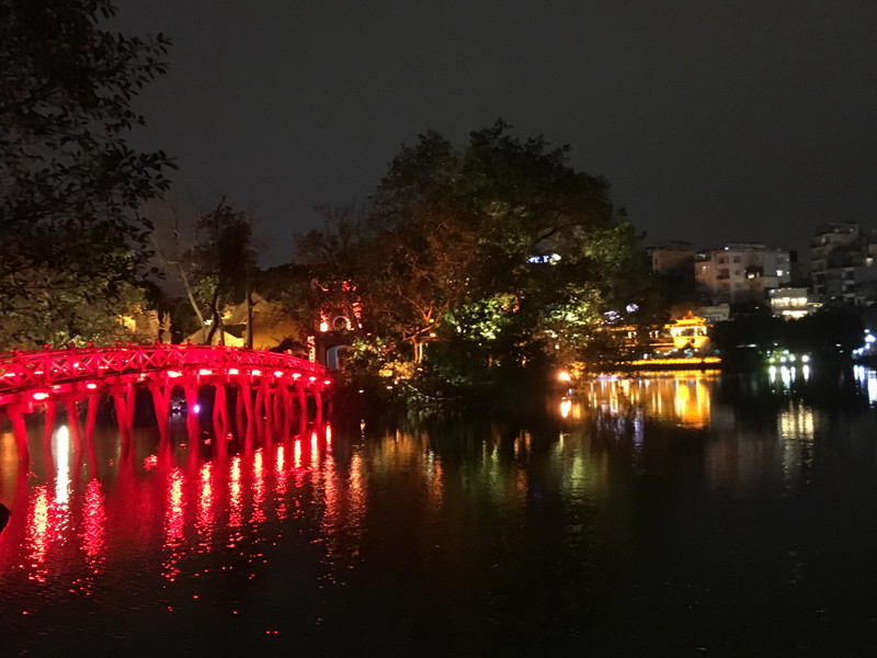 Hoan Kiem Lake By Night