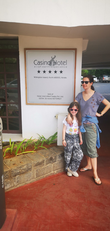Leaving Hotel Casino in Kochi