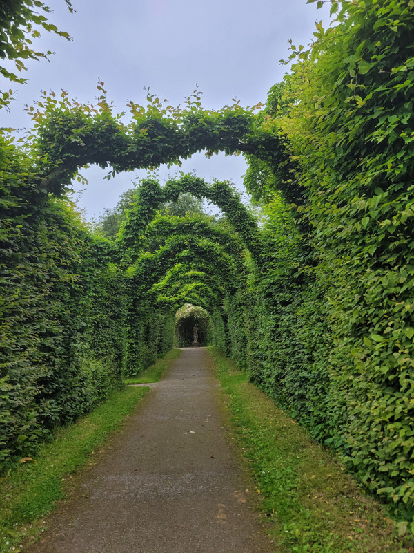 Arch in the formal garden