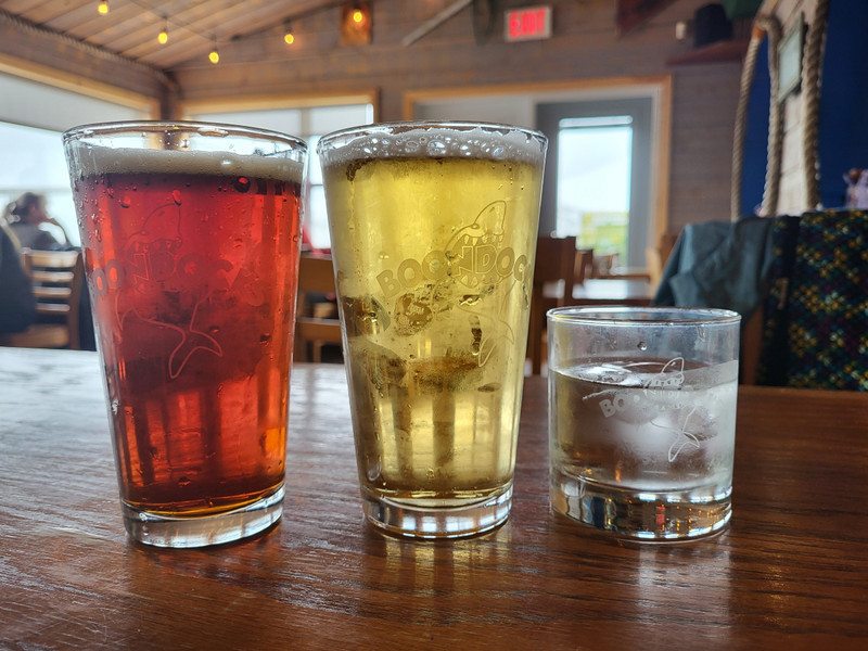 The middle one's the cider. 