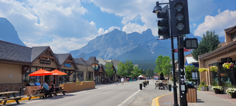 Downtown Canmore. 