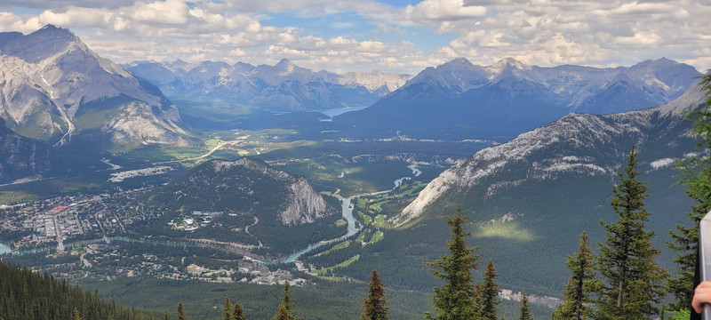 Banff from the top of Sulfer Mountain.  