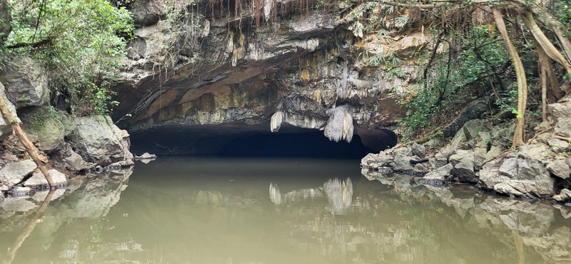 The first of the caves.