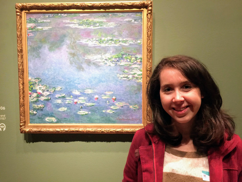 Lauren and Monet's waterlillies
