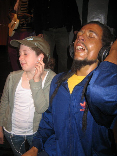 Christine and Bob doing a duet