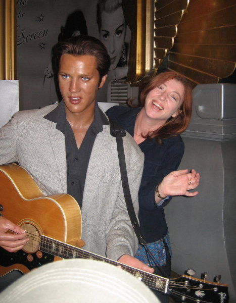 Fran and a very tanned Elvis