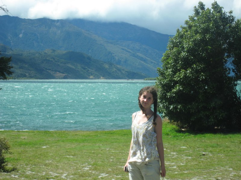 Christine at lake Wanaka
