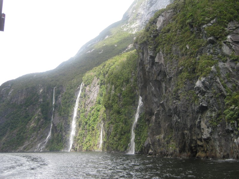 Waterfall at Miflord Sound