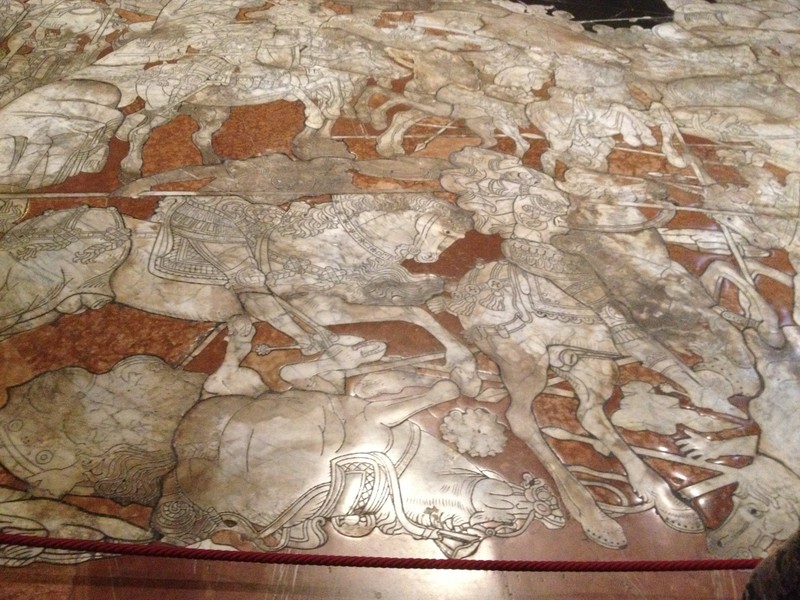 Marble floor of Duomo