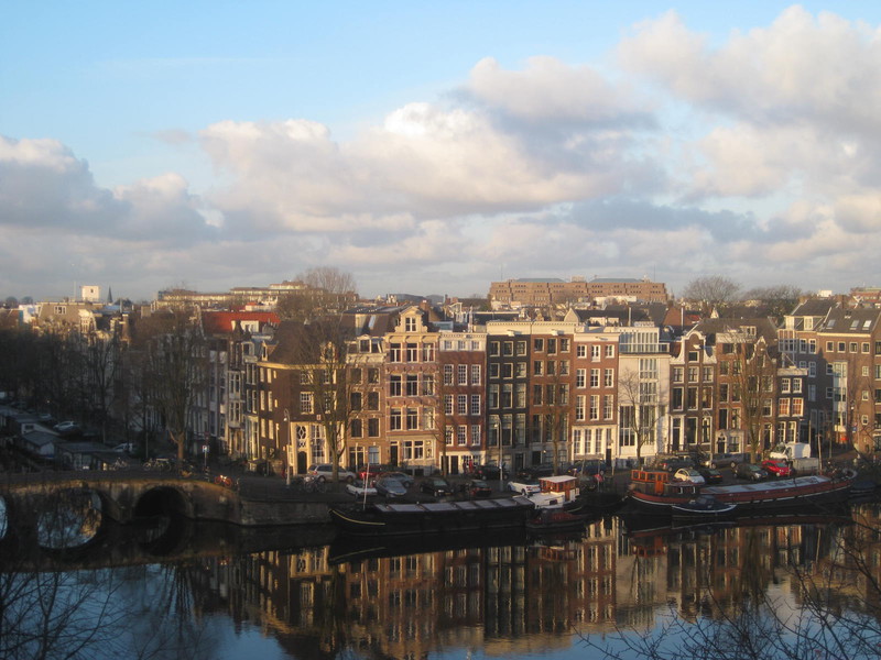 View if canals from hotel terrasse