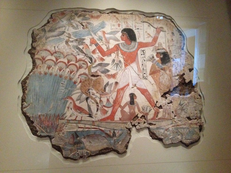 Egyptian fresco at the British Museum