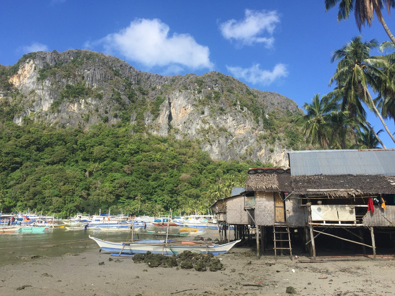 Corong corong village where we hired canoe (400 pesos for half day...$12AUD)