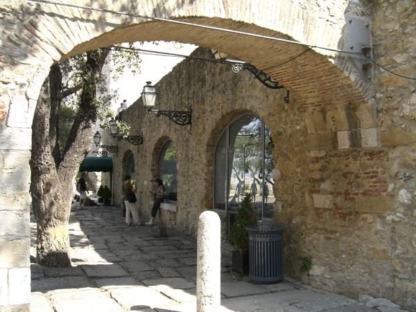 Archway in Castelo de Sao Jorge