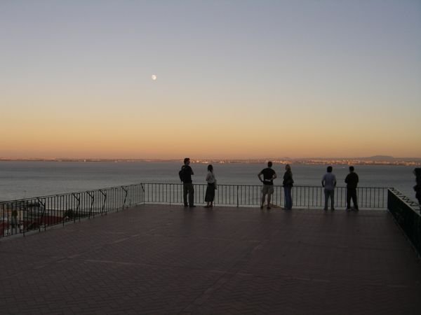 Viewing deck at Largo das Portas do Sol