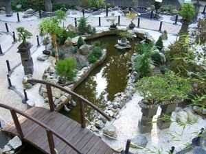 Asian garden in Parque de Liberdade