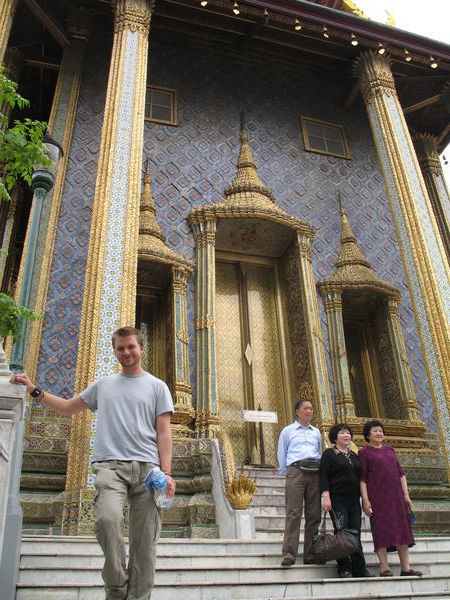 Paul and friends at the Grand Palace
