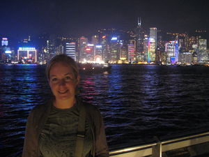 Victoria Harbour, looking across to Hong Kong Island