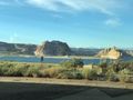 Lake Powell from campground office.