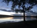 Sunset over Lake Ogallala.  
