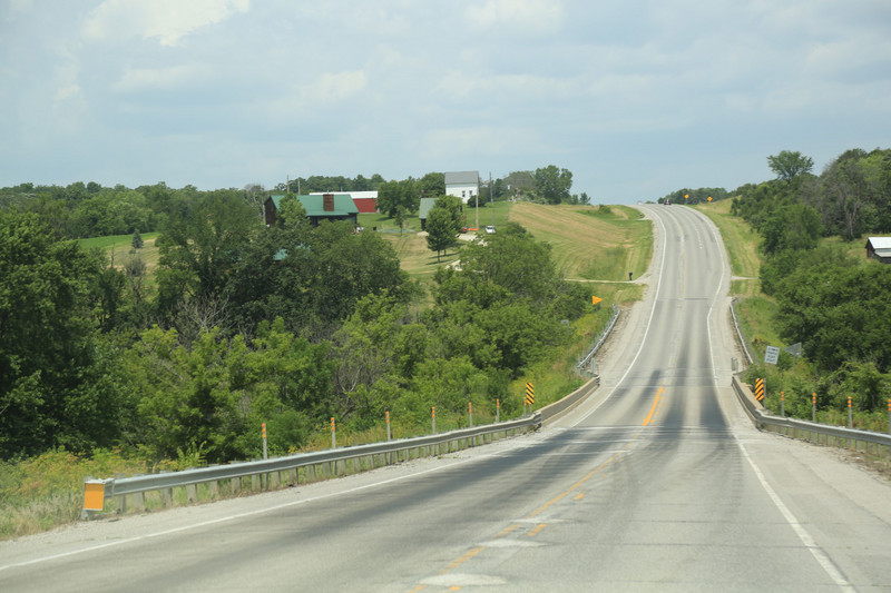 Bumpy roads of Iowa
