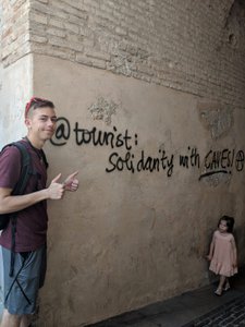 Me with Graffiti in Seville