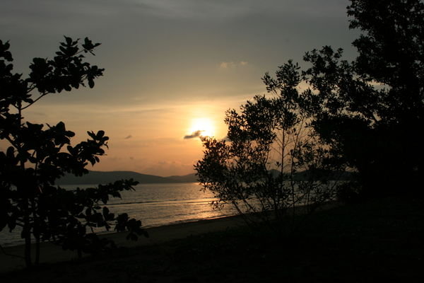 Sunset at Rio Playa, Busuanga