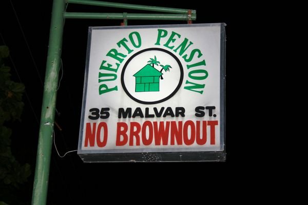 PuertoPension Sign