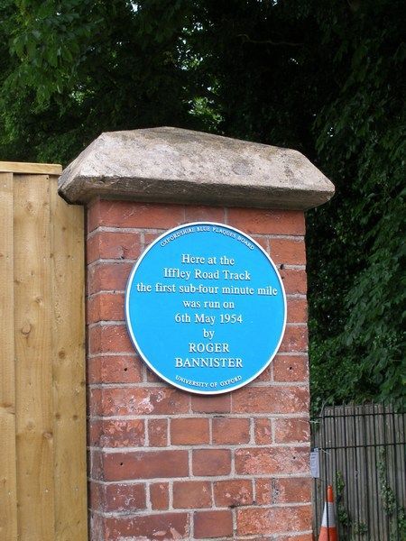 The site of the first sub-four minute mile