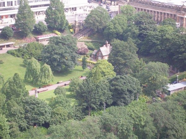 Prince's Gardens from the Castle