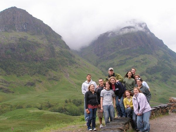 Our student group in Glencoe