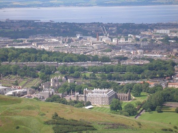 View of Palace from Arthur's Seat