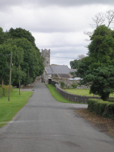 Approaching Clonfert Cathedral