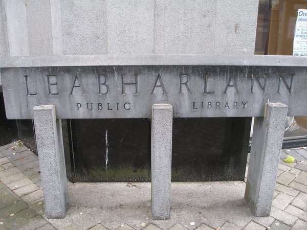 Galway Library Sign