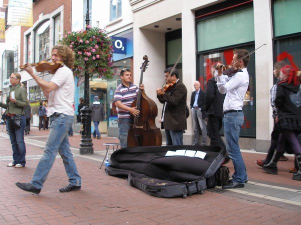 Classical Buskers on Grafton Street