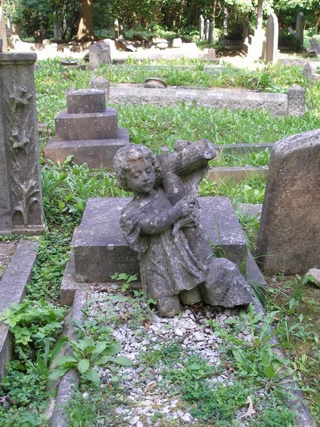 Baby Angel in Highgate Cemetery