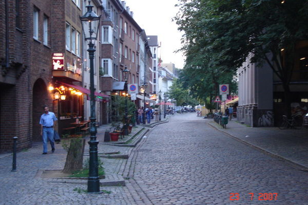 Cobbled street