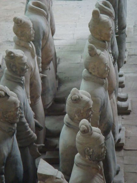 Battle formation, facing Emporer Qin