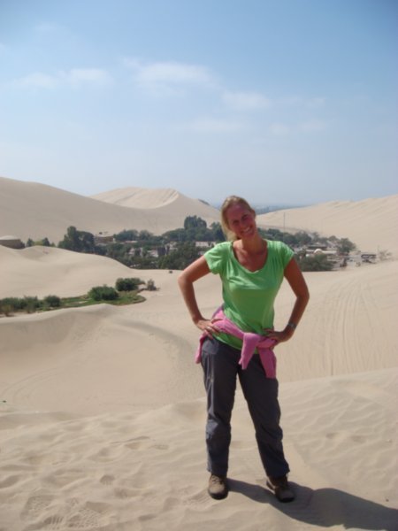 Me the sand boarding babe!