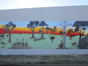 71607.1 Katanning wall mural