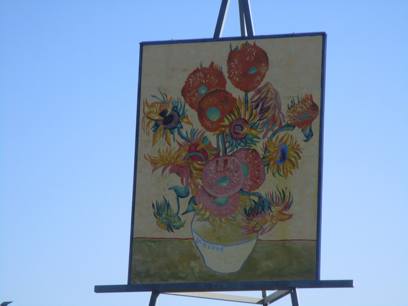 8020821.2 giant Sunflower painting