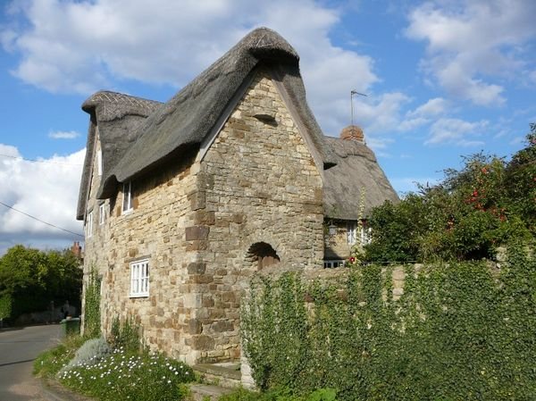 old stone cottage