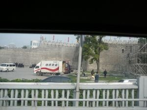 Wall of the Forbidden city Beijing