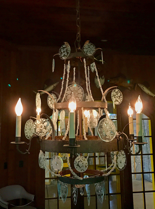 Chandelier in the Dining Room