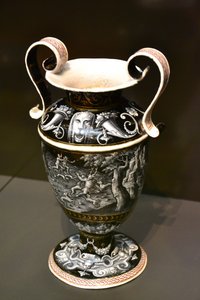 Vase with the story of Diana and Actaeon