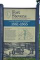Fort Stevens Interpretive Marker